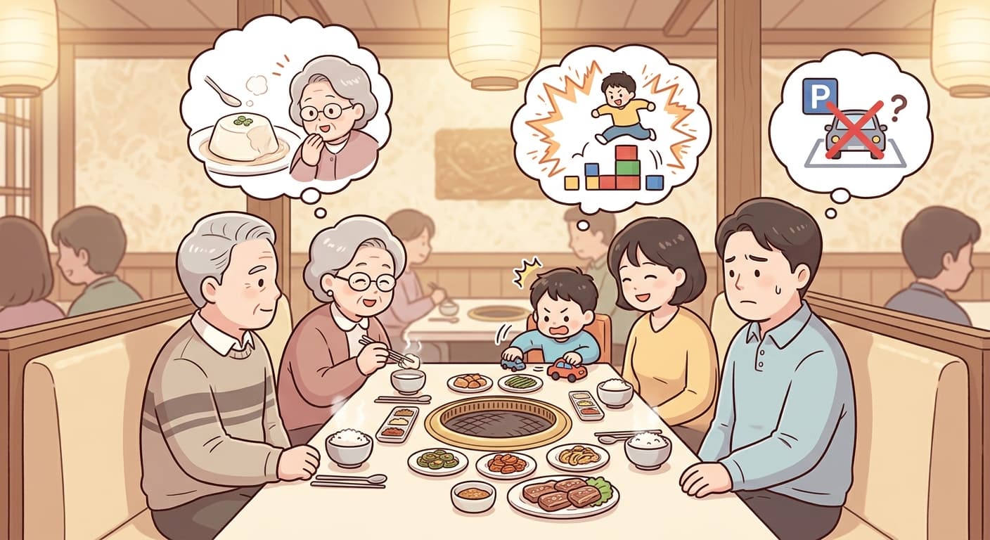 우미학 웹툰 2컷 — 3대의 고민